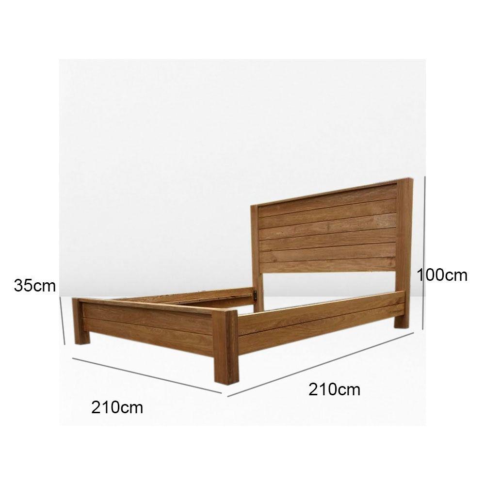 Cama Catherine King Size En Roble img #2