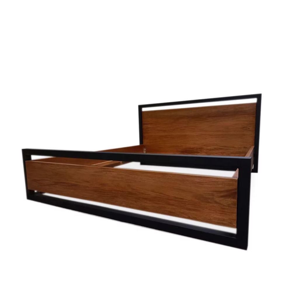 Cama May Queen En Roble img #3