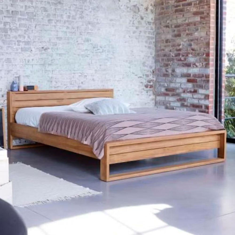 Cama Kakai King En Roble img #3