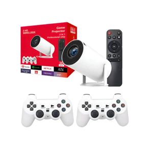 Proyector Hy300 Gamer Con Mas 10.000 Juegos + 2 Joystick Android