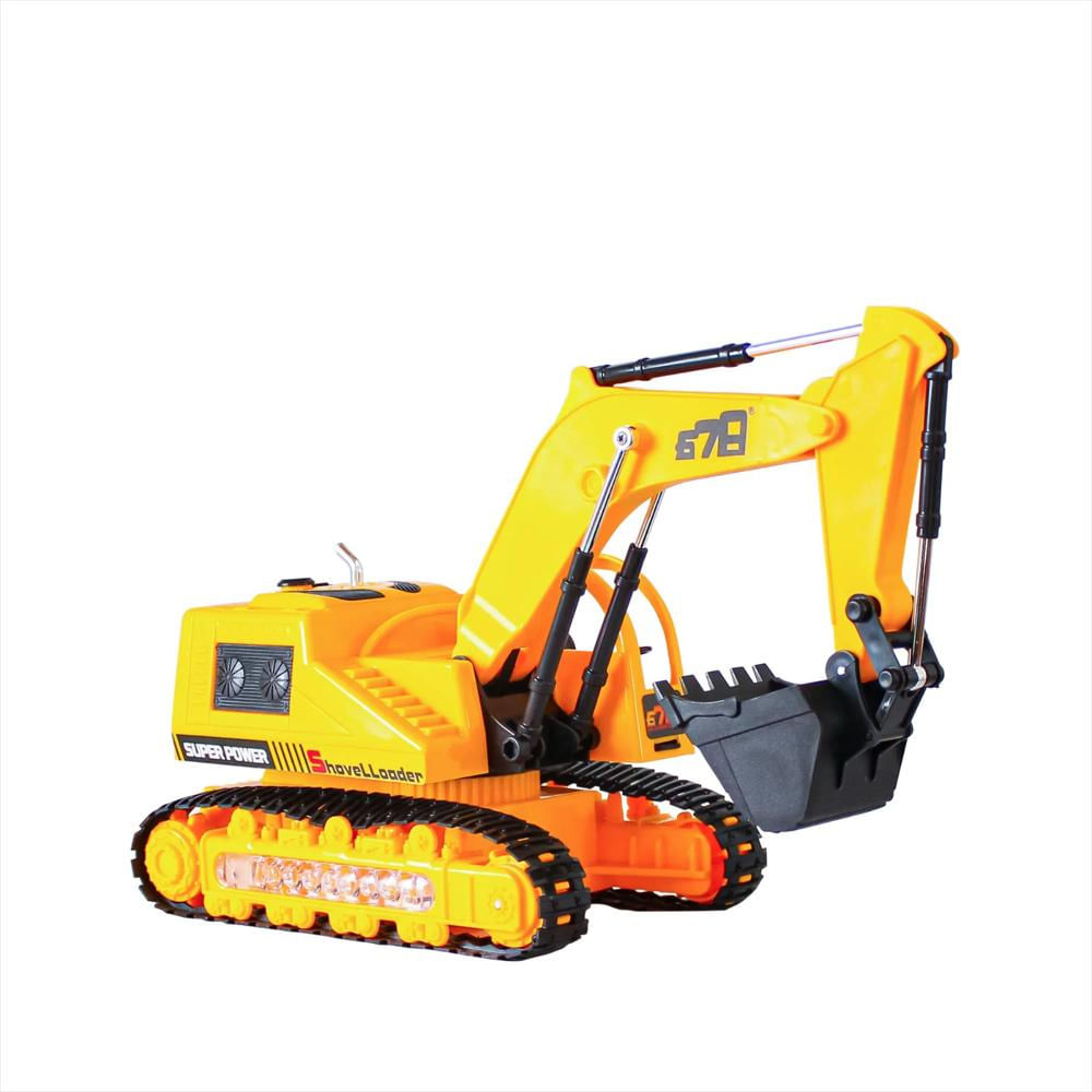 Retro Excavadora Control Remoto Inalambrico Recargable Con Oruga img #5