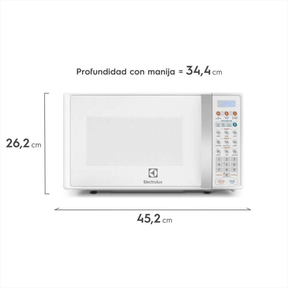 Horno Microondas Electrolux 0.6 Pies Emdo17 Blanco img #4