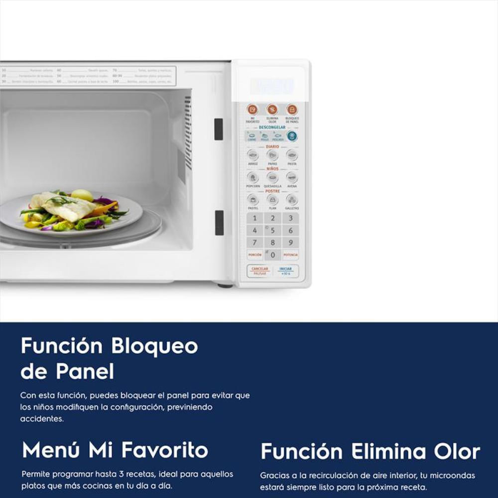 Horno Microondas Electrolux 0.6 Pies Emdo17 Blanco img #5