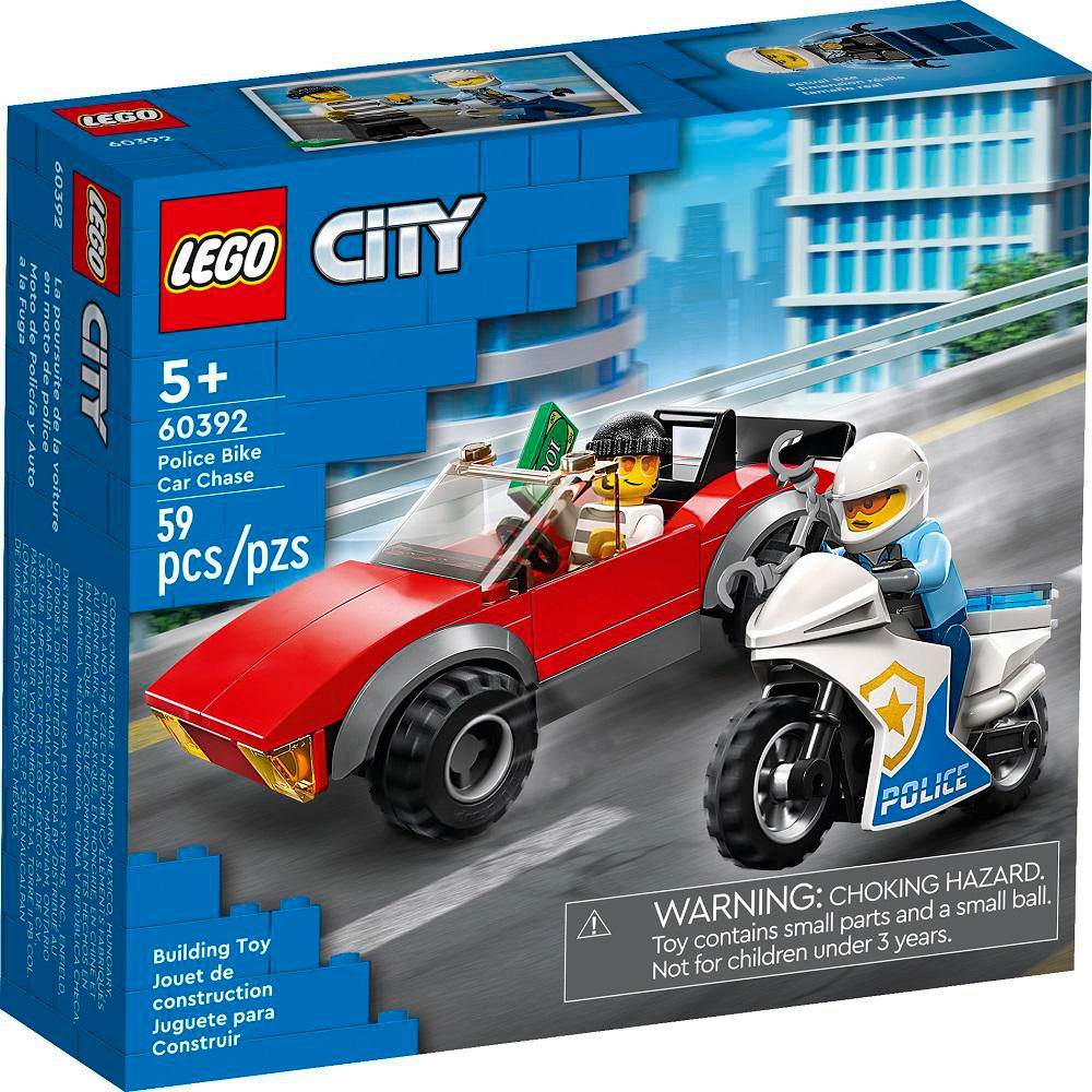 LEGO Moto De Policía Y Auto A La Fuga Armable img #1