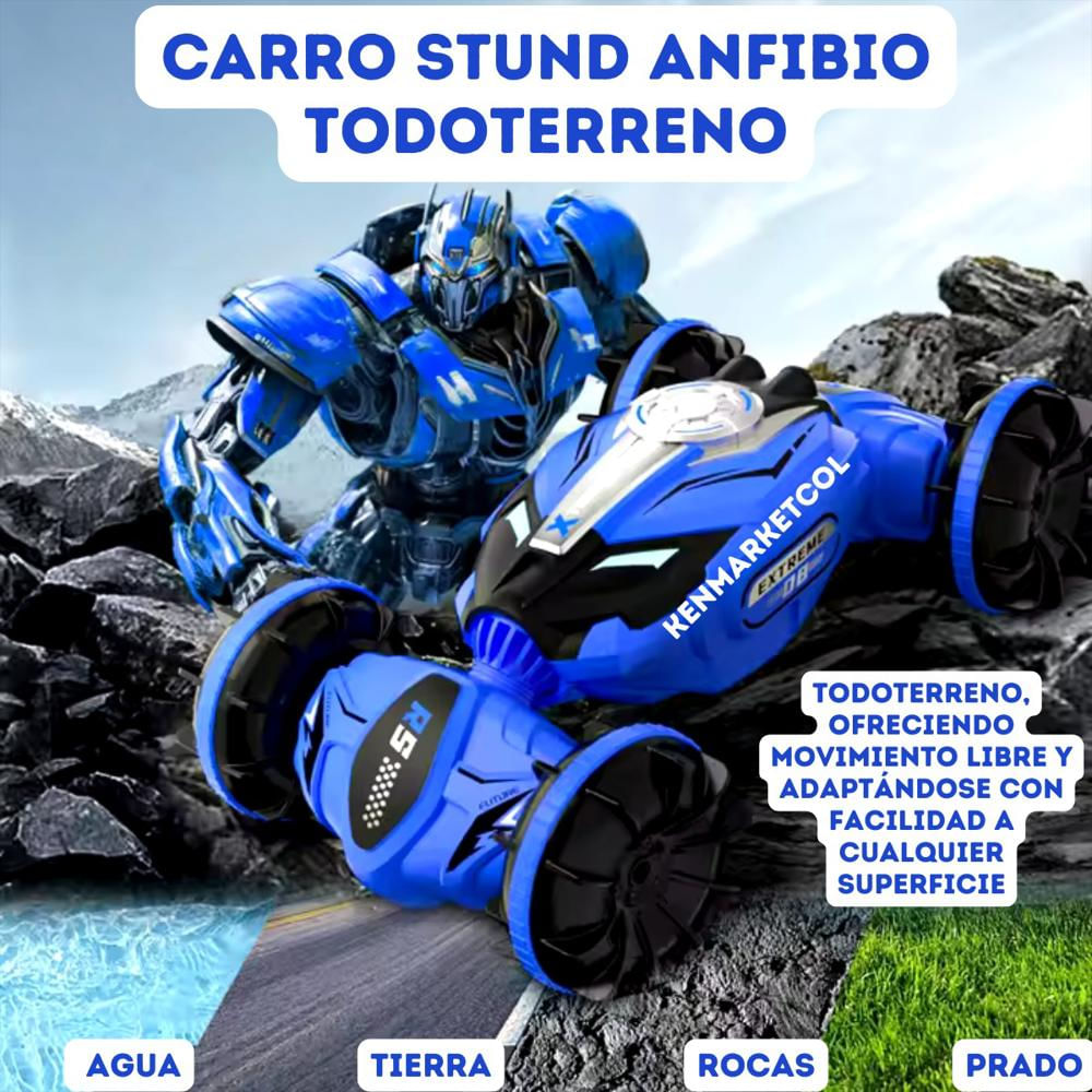Carro Control Remoto Anfibio Stund 2 Controles img #2
