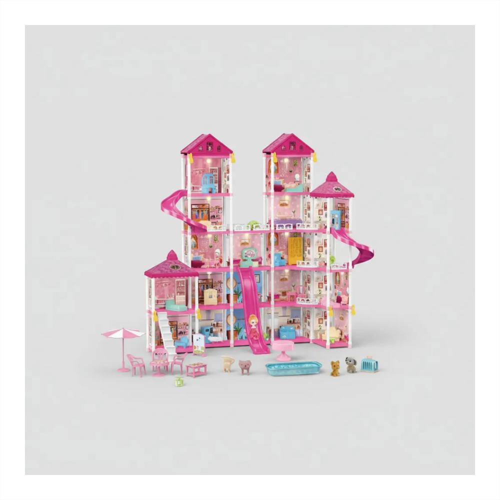 Grande Villa De Muñecas Castillo De Niñas Casas Mansión 368 Pcs img #4