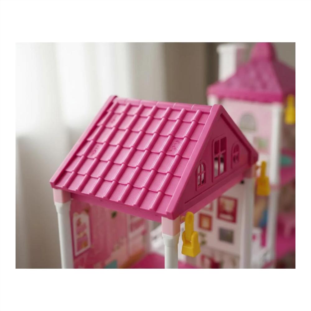 Grande Villa De Muñecas Castillo De Niñas Casas Mansión 368 Pcs img #5