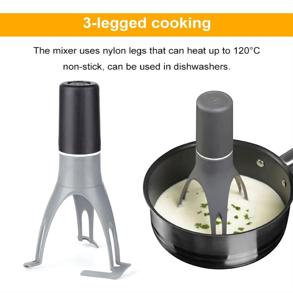 Batidor Mezclador Automático Inalámbrico Para Cocina Con Base Estable img #2