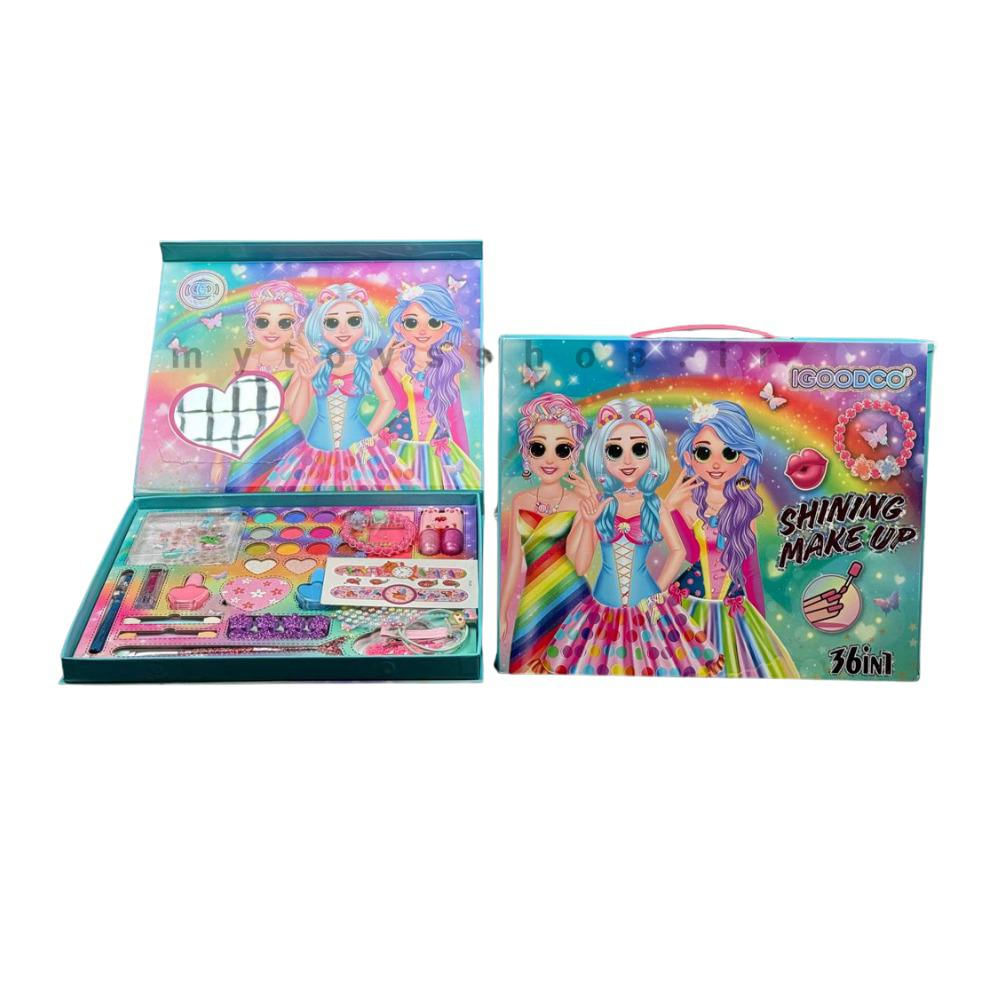 Set De Maquillaje Infantil Fantasía Arcoíris img #2