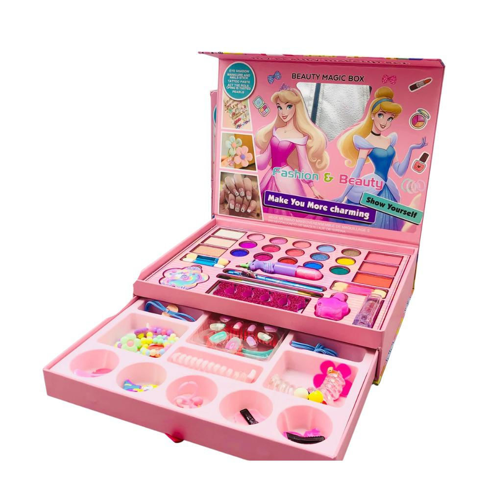 Kit Belleza Maletín Portátil Niñas Princesas img #1