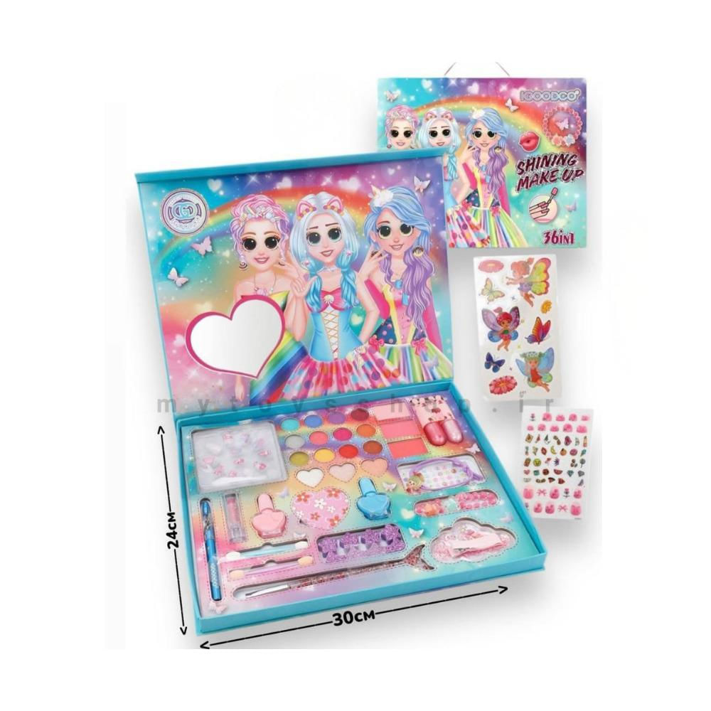 Set De Maquillaje Infantil Fantasía Arcoíris img #4