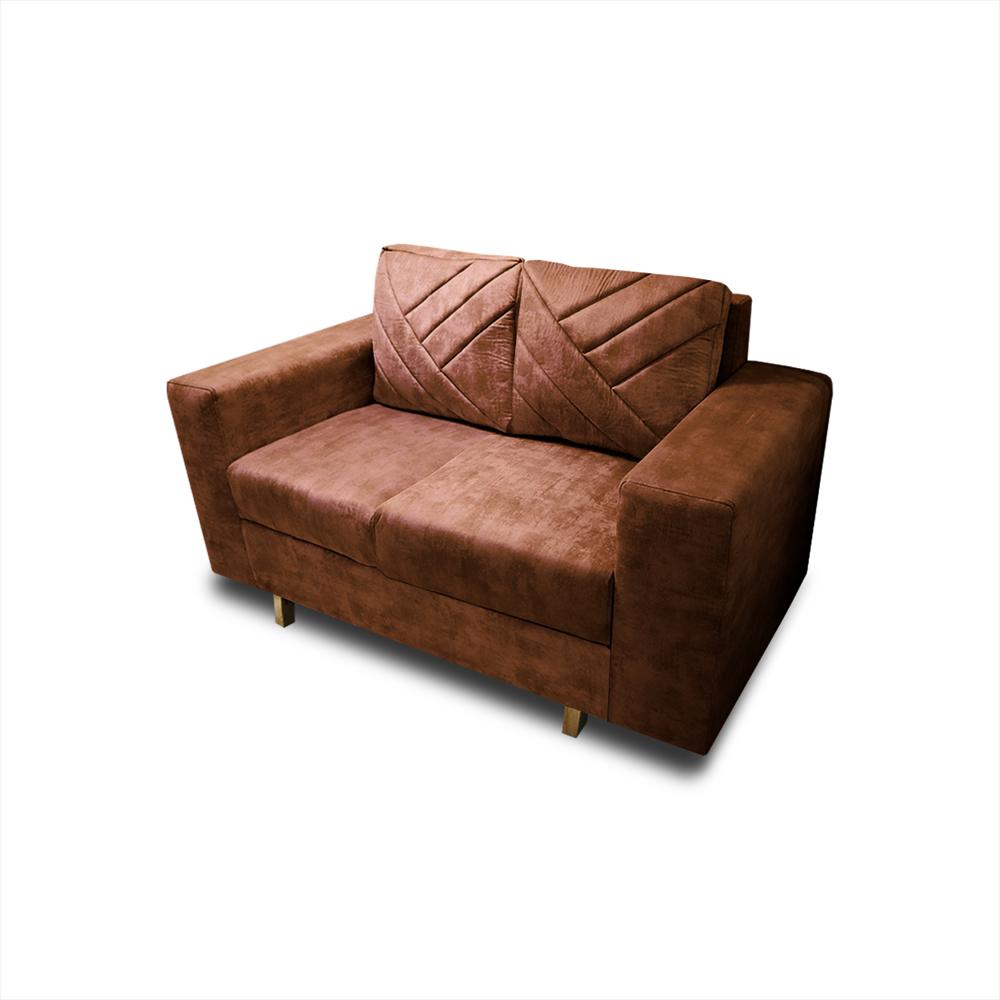 Sofa Amsterdam 2Ptos En Tela Amiglable Con Mascotas 150X72x75 Cm Camel img #3