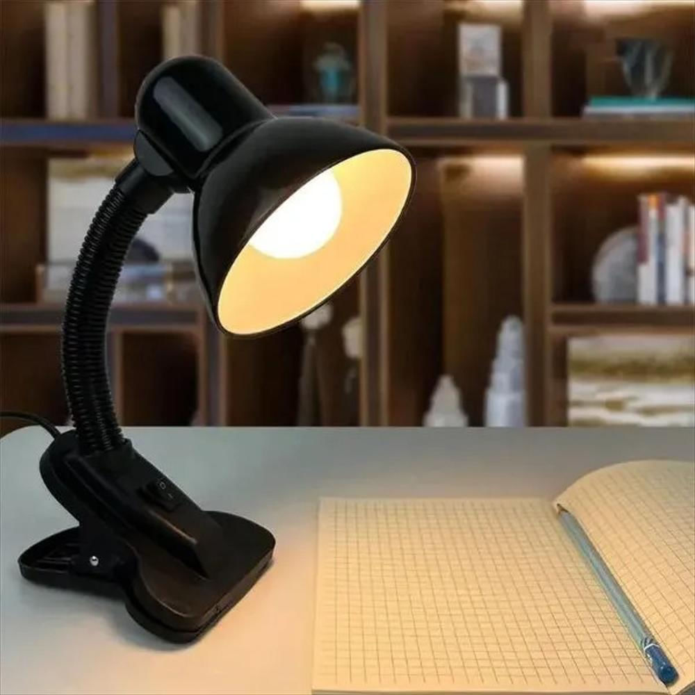 Lampara Escritorio Clip Luz Led Lectura Cuello Flexible 360° img #3
