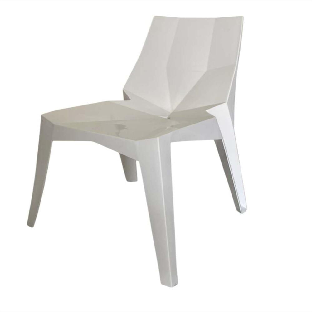 Silla Plastica Dimante Color Blanco img #1