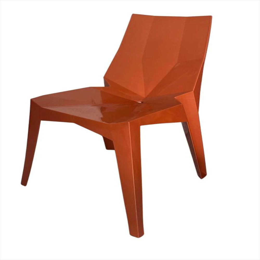 Silla Plastica Diamante Color Cobre img #1