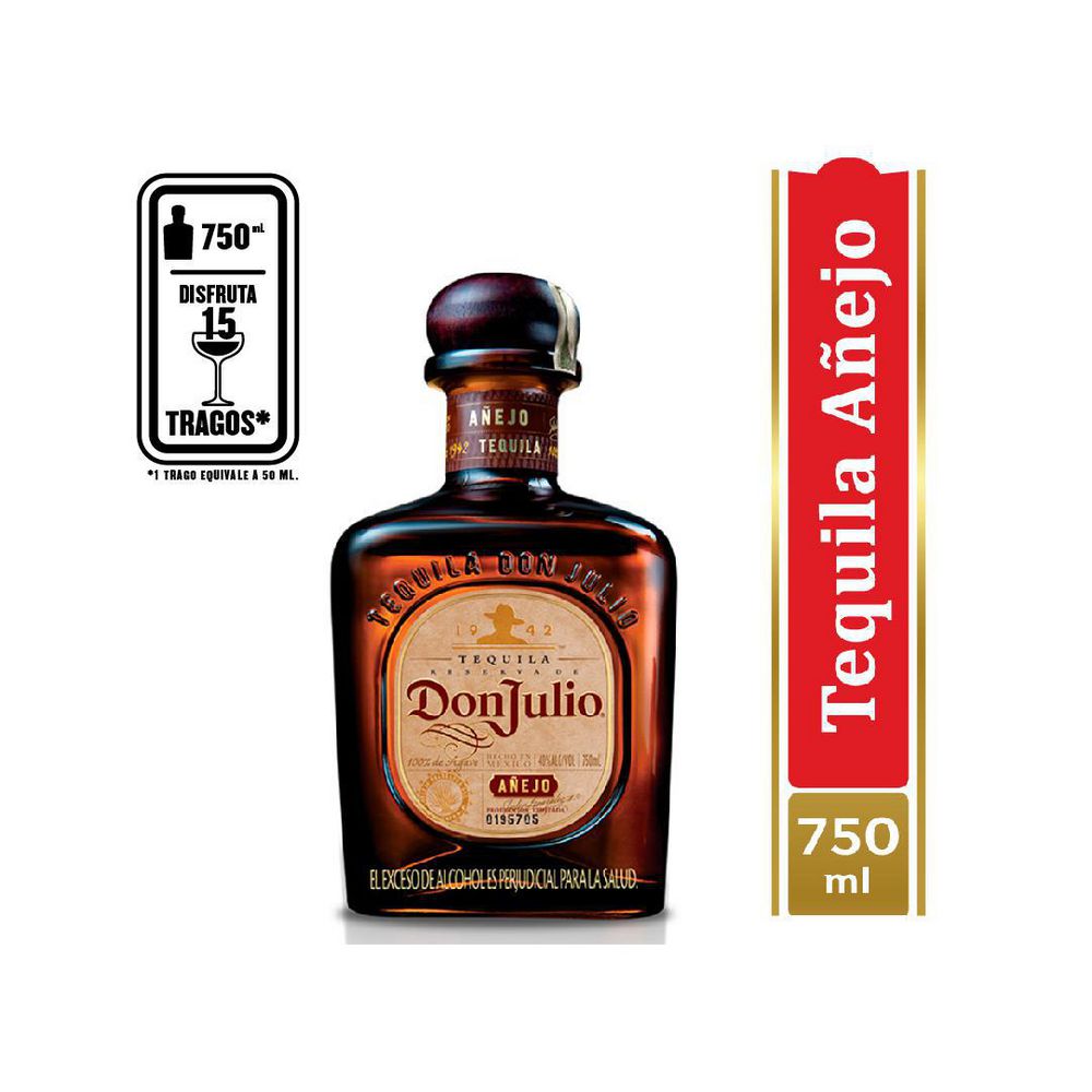 Tequila DON JULIO añejo  (750  ml) img #1