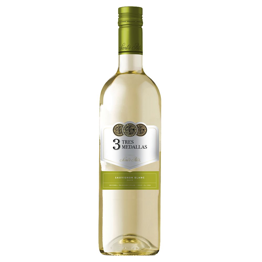 Vino blanco TRES MEDALLAS Santa Rita Sauvignon Blanc (750  ml)