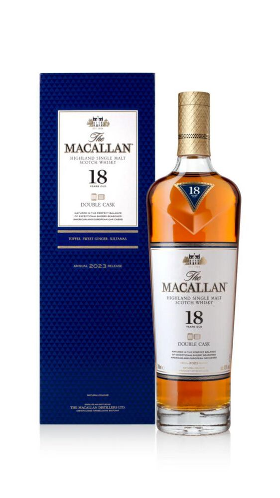 Whisky MACALLAN Single Malt Scotch Double Cask 18 años (700  ml)