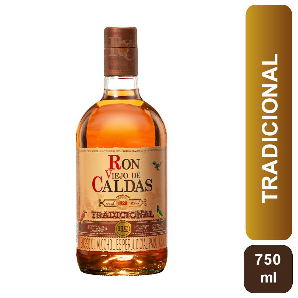 Ron Viejo de Caldas Tradicional 750ml