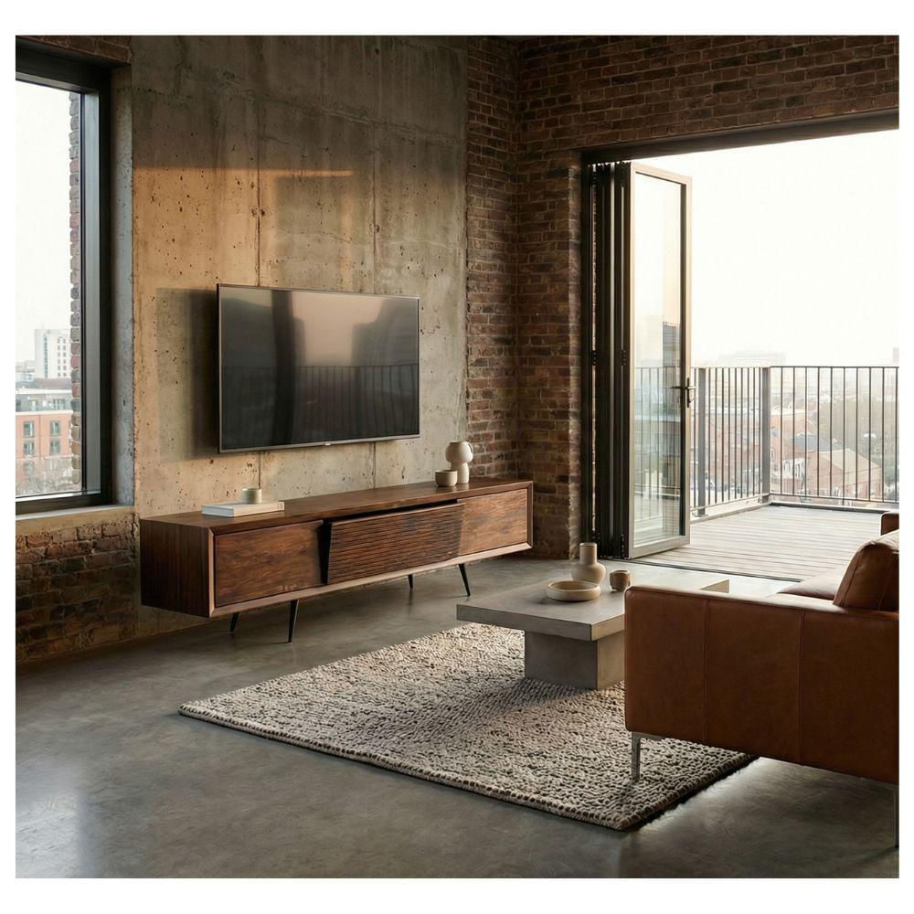 Mesa De Tv Luxor 200Cm X 40Cm Roble img #4