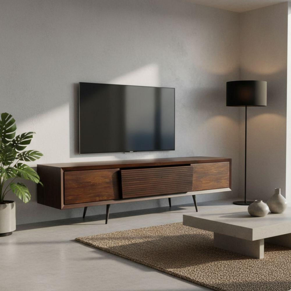 Consola Tv Arco En Roble 200Cm X 40Cm img #2