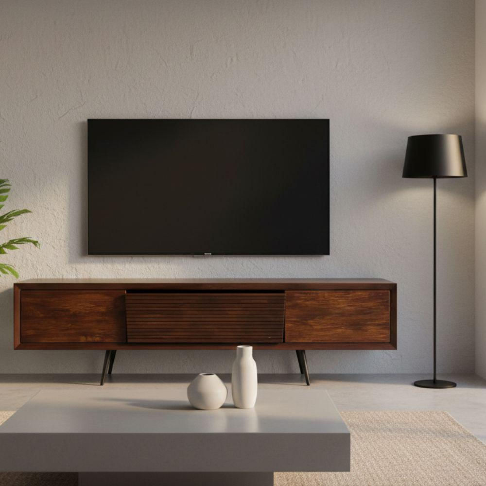 Consola Tv Arco En Roble 200Cm X 40Cm img #3