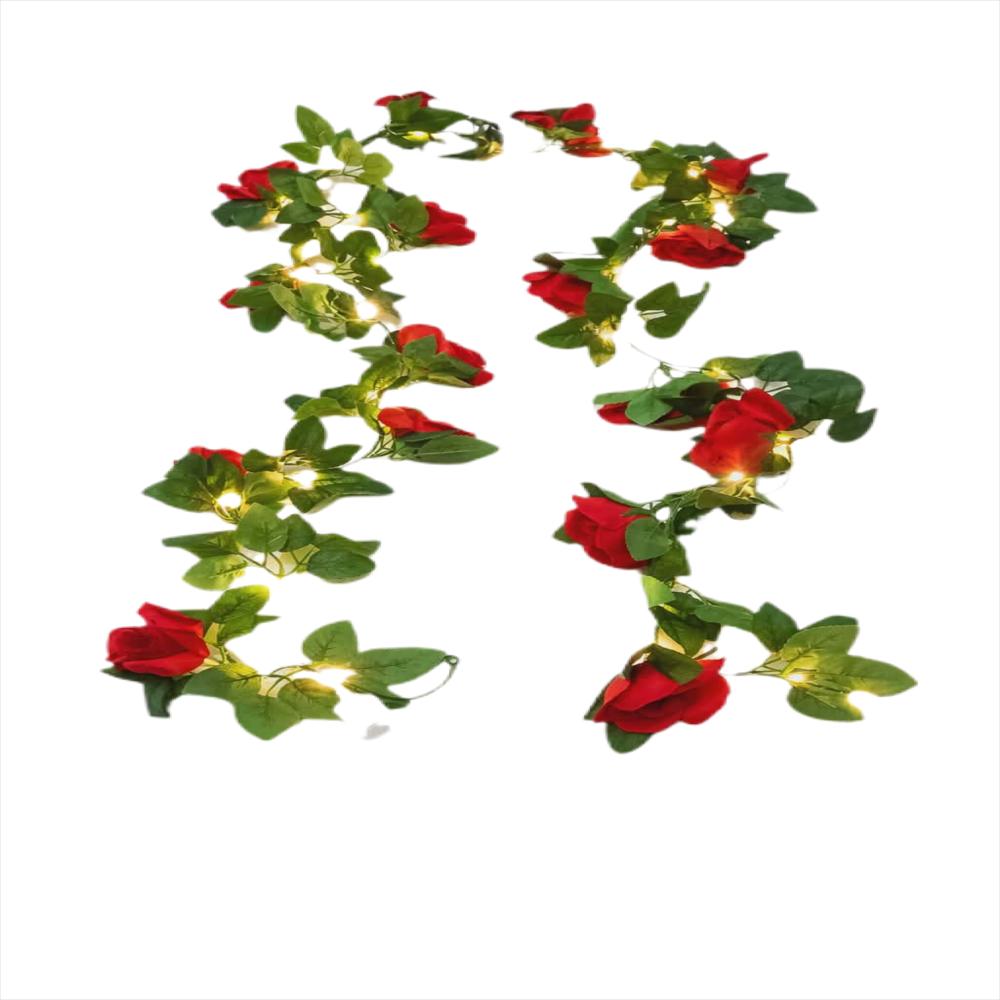 Guirnalda De Rosas Con Luz Led img #1