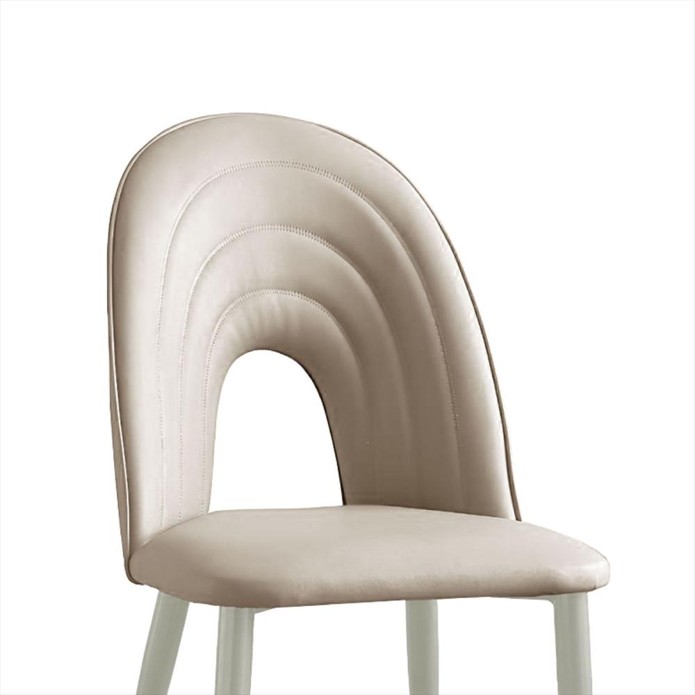 Set X2 Silla Decorativa Mueble Sala Comedor Dormitorio Refaurora Beige Aurora X2 img #3