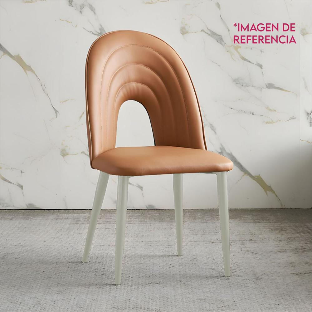 Set X2 Silla Decorativa Mueble Sala Comedor Dormitorio Refaurora Café Aurora X2 img #3
