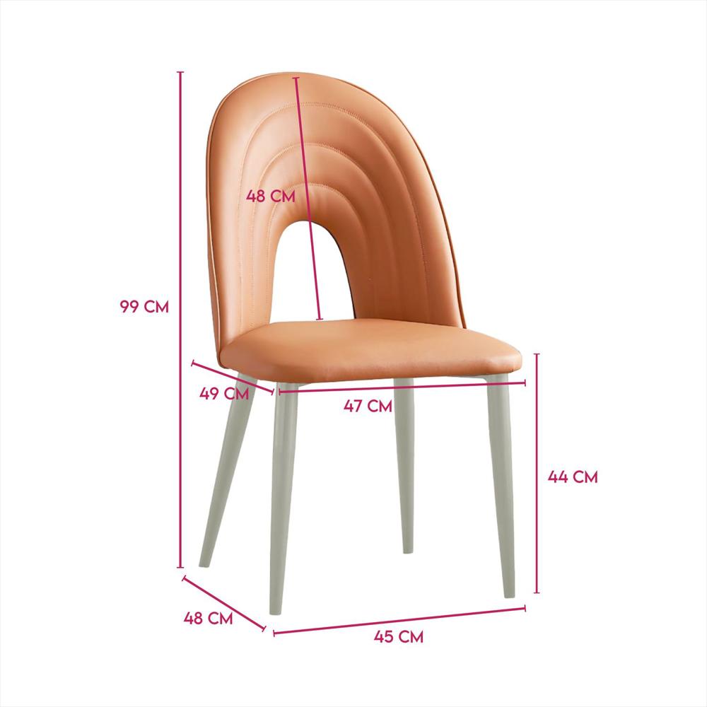 Set X2 Silla Decorativa Mueble Sala Comedor Dormitorio Refaurora img #1