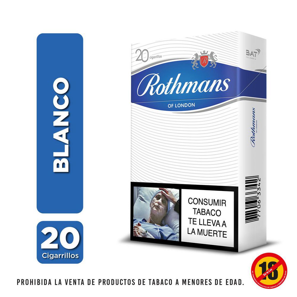 exito.com | Cigarrillos ROTHMANS Pqte Blanco (20 und)
