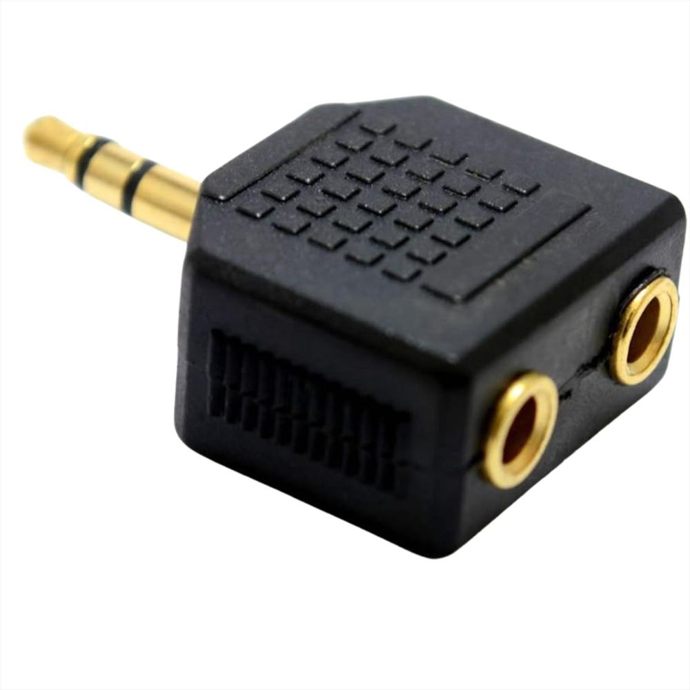 Divisor Splitter Audio Jack 3.5Mm Conecta 2 Auriculares A La Vez img #1