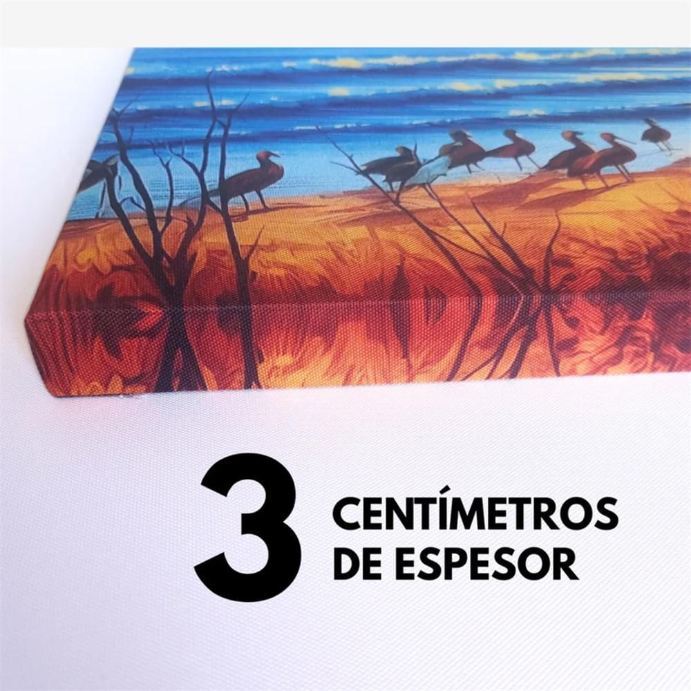 Cuadro Decorativo Abstracto Explosión Cromatica 120 X 70 Cm Decoración Hogar img #3