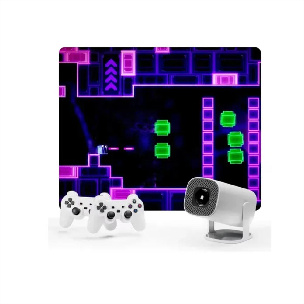 Proyector Smart Android 2 En 1 Emulador De Juegos Inalambrico img #3