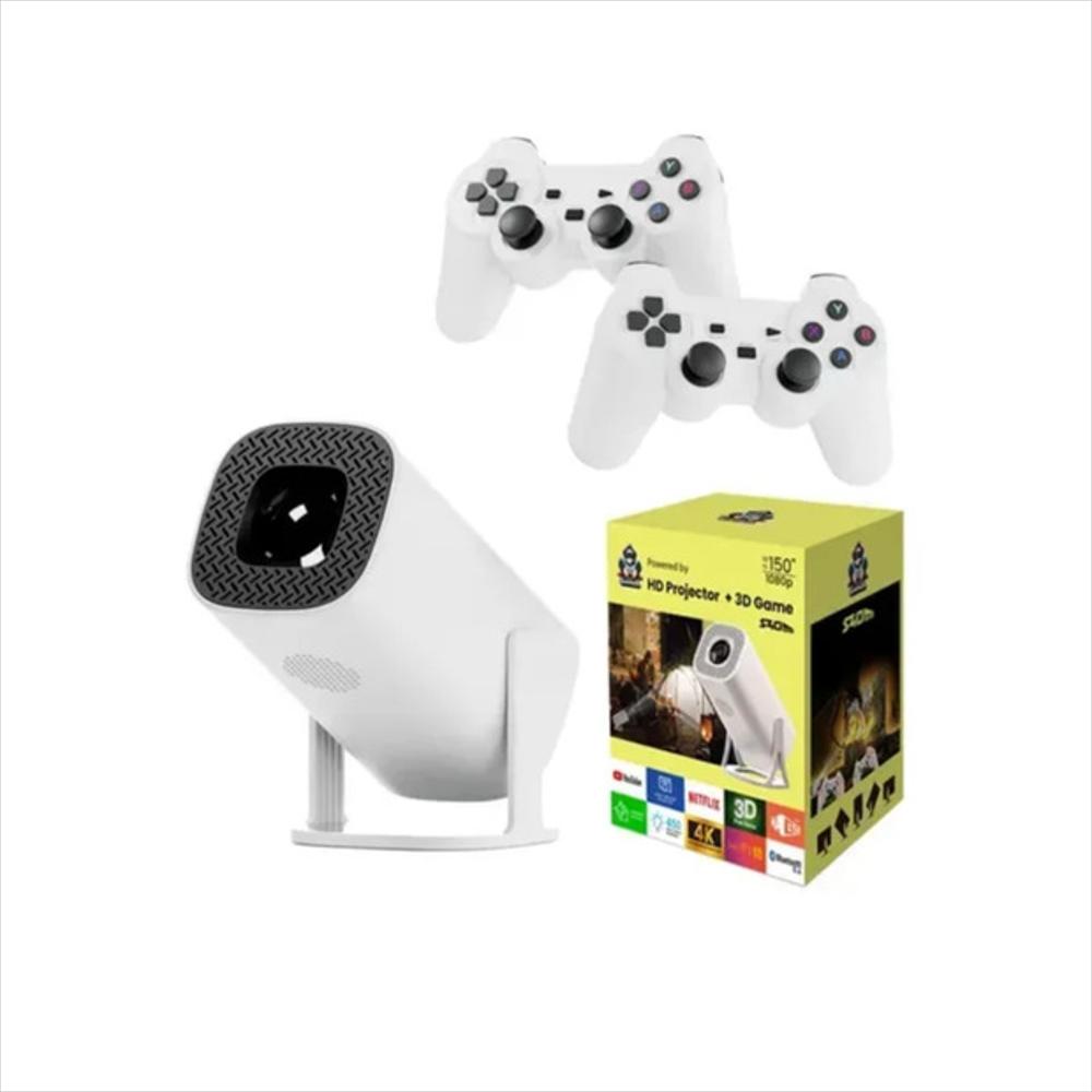Proyector Smart Android 2 En 1 Emulador De Juegos Inalambrico img #4