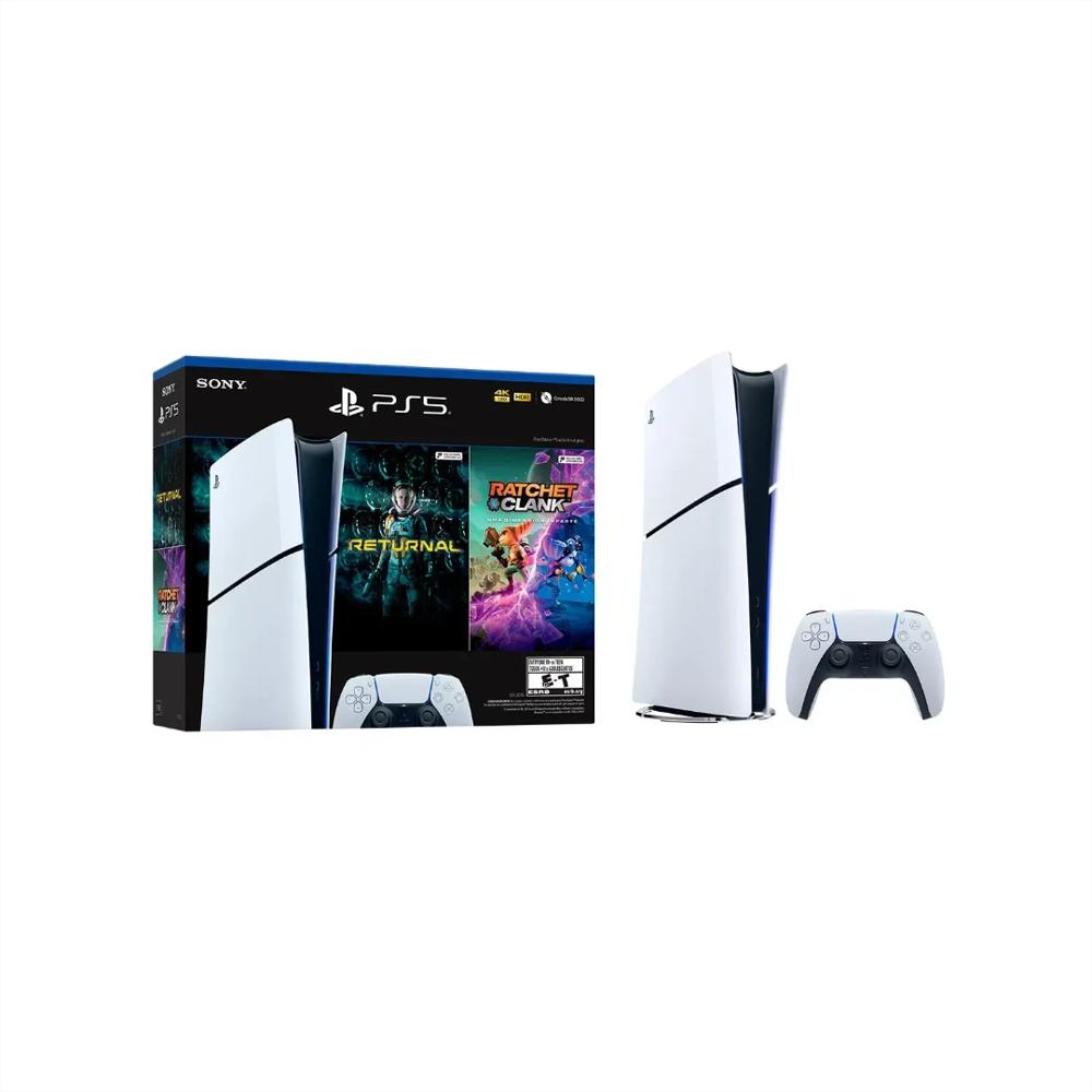 Playstation Slim Digital + Returnal + Ratchet & Clank