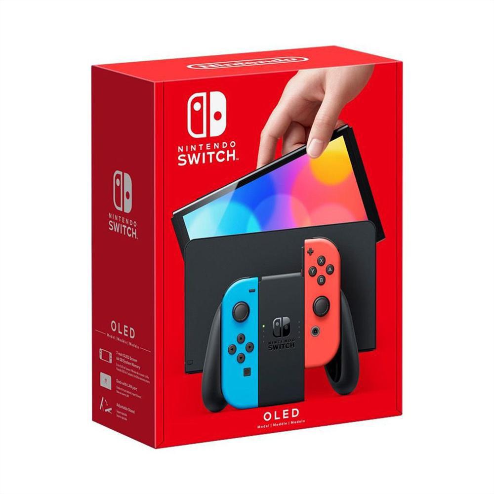Nintendo Switch Modelo Oled (Azul Neón/Rojo Neón) Nintendo Switch Modelo Oled (Azul Neón/Rojo Neón)