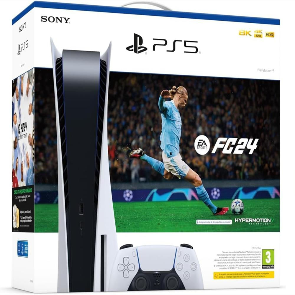 Consola Ps5 825Gb Blanca Fifa 24 img #2