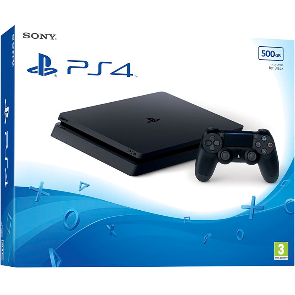 Consola Sony Playstation 4 Slim 500Gb Ps4 Negra