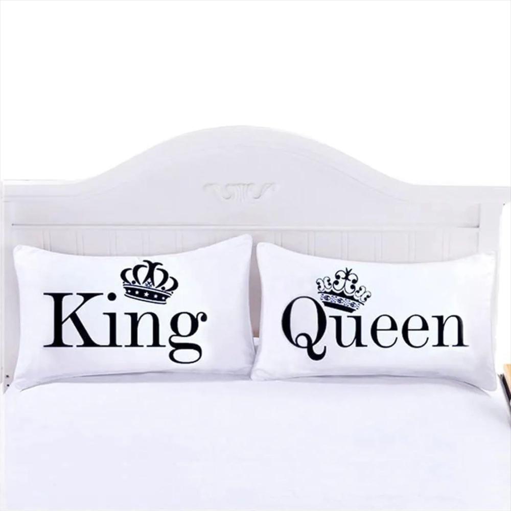 Set X 2 Funda Almohada Estampada Queen & King M Fibra img #1