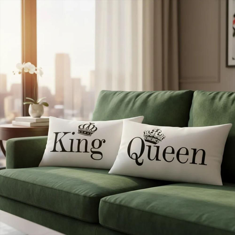 Set X 2 Funda Almohada Estampada Queen & King M Fibra img #3