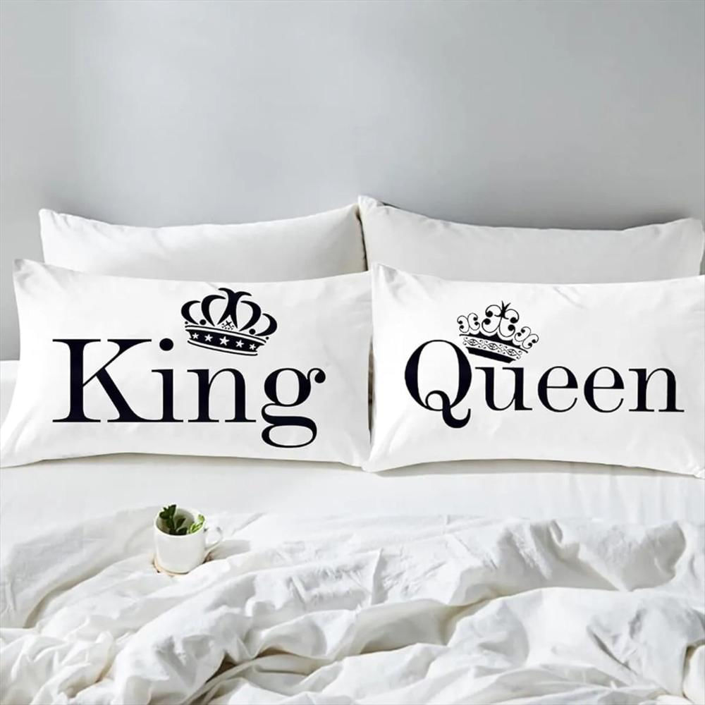 Set X 2 Funda Almohada Estampada Queen & King M Fibra img #4