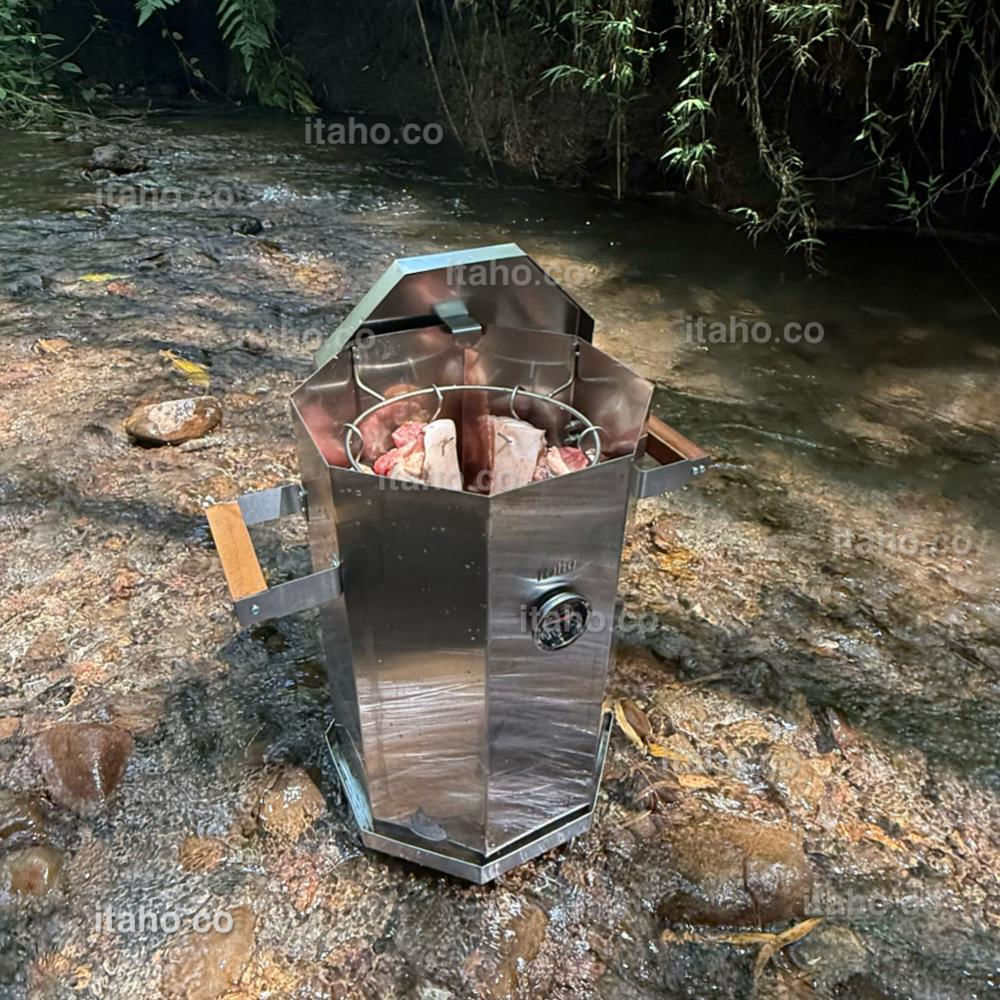 Asador De Barril 10 Libras Inoxidable img #4