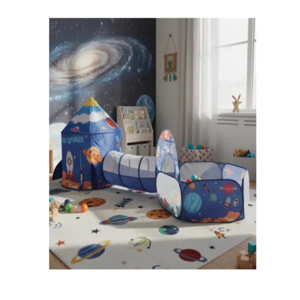 Set Carpa Infantil 3 En 1 + 100 Pelotas Gratis img #1