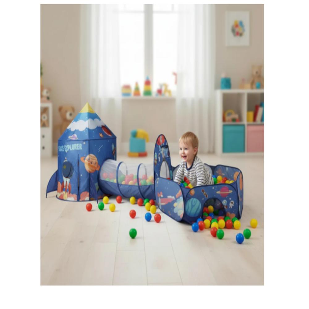 Set Carpa Infantil 3 En 1 + 100 Pelotas Gratis img #4