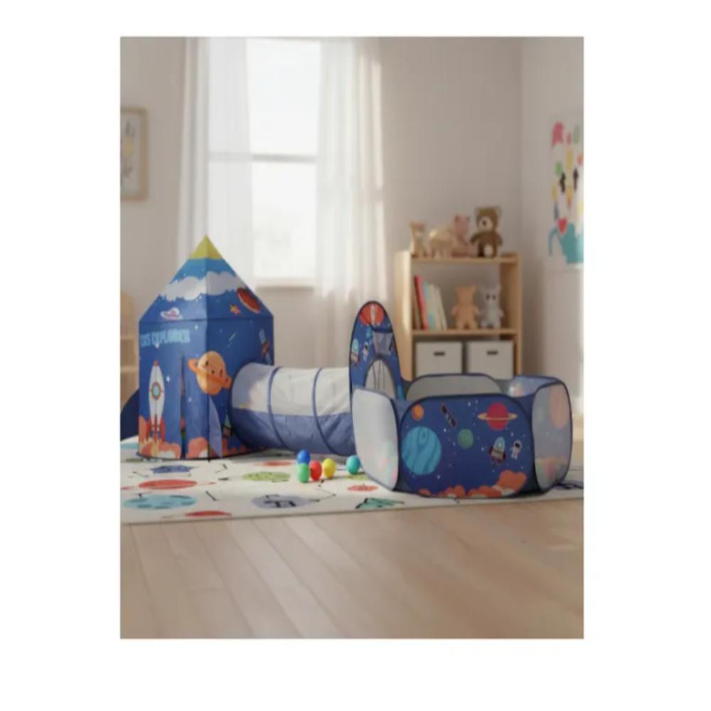 Set Carpa Infantil 3 En 1 + 100 Pelotas Gratis img #3