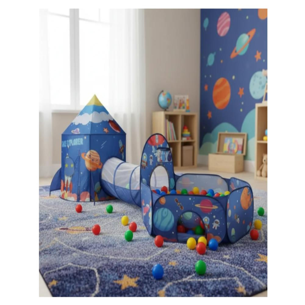 Set Carpa Infantil 3 En 1 + 100 Pelotas Gratis img #5
