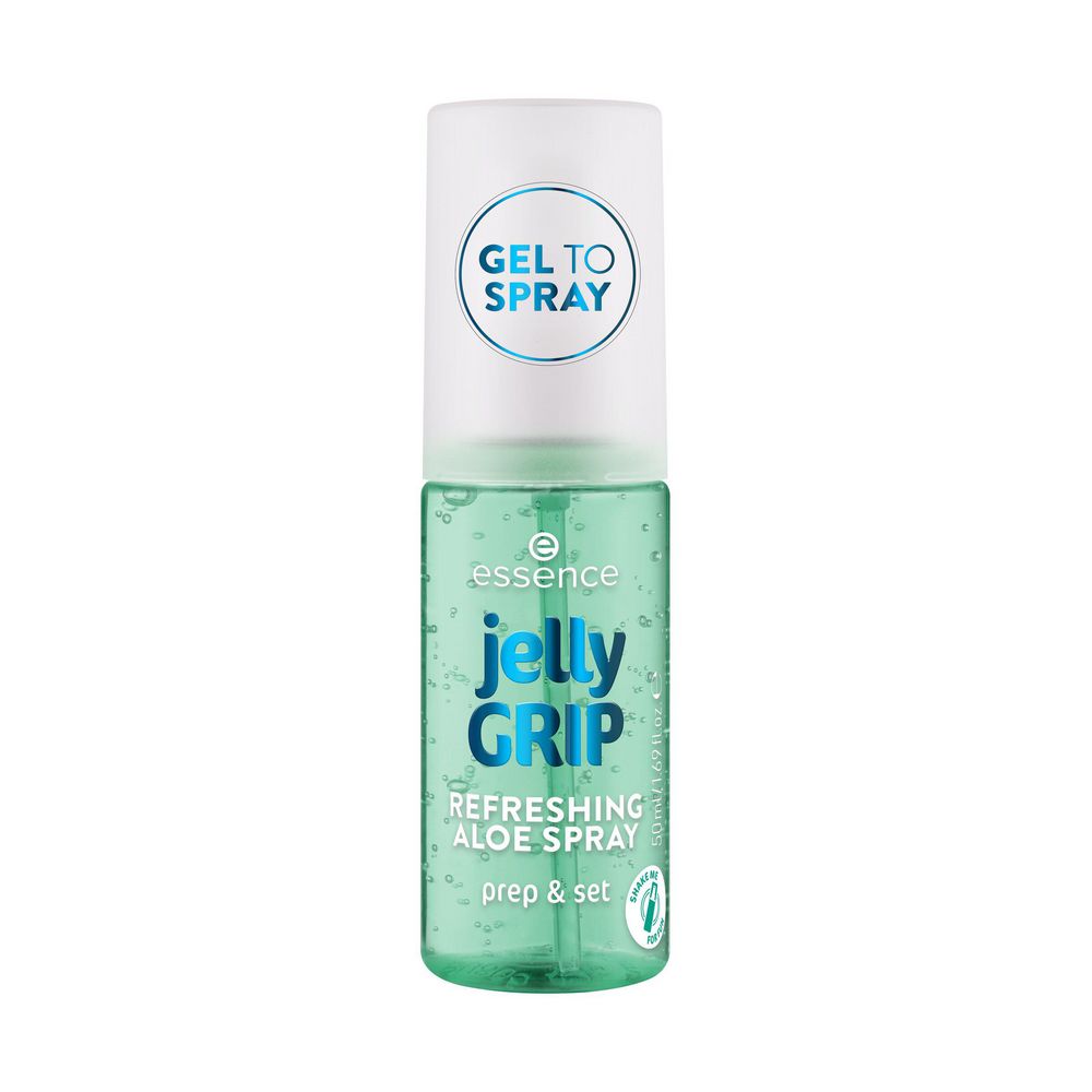 Fijador de maquillaje ESSENCE spray refrescante jelly grip aloe (50  ml)