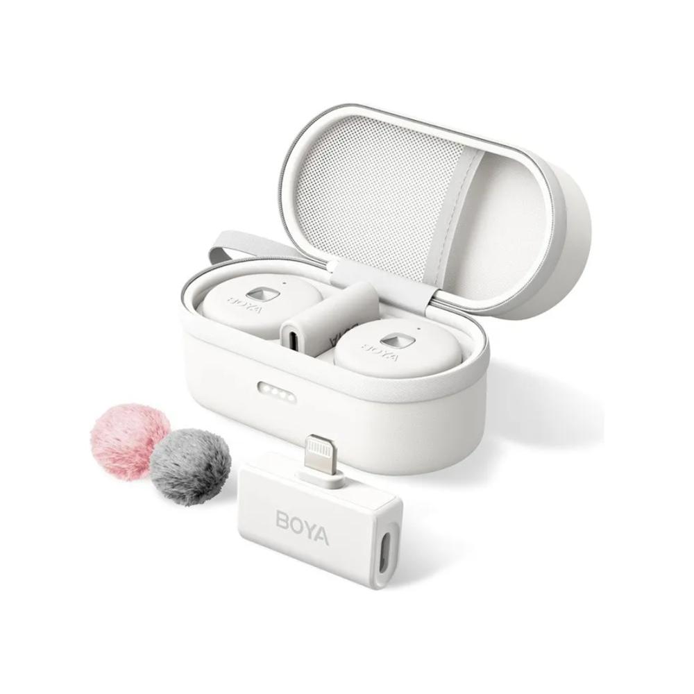 Micrófono Inalámbrico Boya Omic U Conexion Tipo C Color Blanco img #1