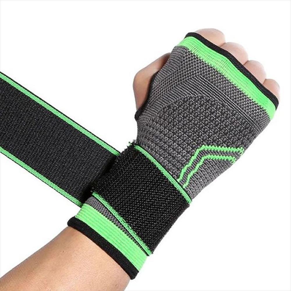 Muñequera Deportiva Compresion Banda Ajustable Soporte Mano
